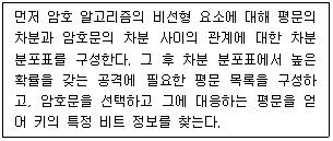 정보보안기사 2020.05.30 (15회) 63번 문제 자료
