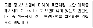 정보보안기사 2020.05.30 (15회) 83번 문제 자료