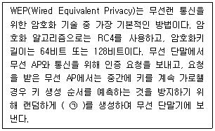 정보보안기사 2021.03.27 (17회) 21번 문제 자료