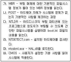 정보보안기사 2021.03.27 (17회) 6번 문제 자료